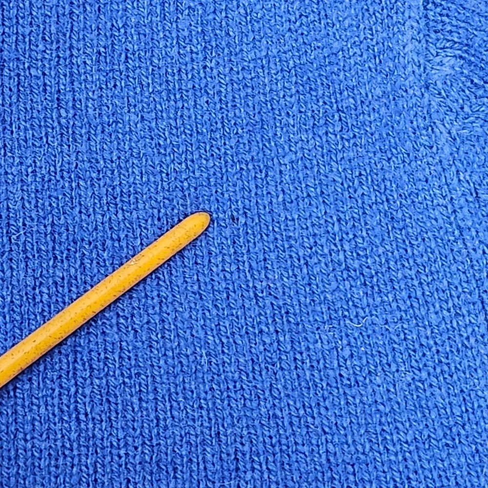 Vintage 90s GAP 100% Lambswool Sweater Cobalt Blue Crewneck Knit Pullover Y2K M